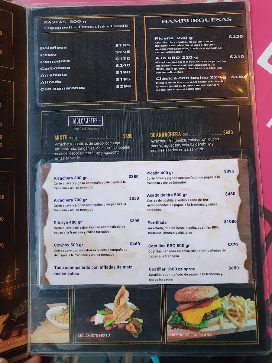 A LA MEXICANA Menu - Image 3