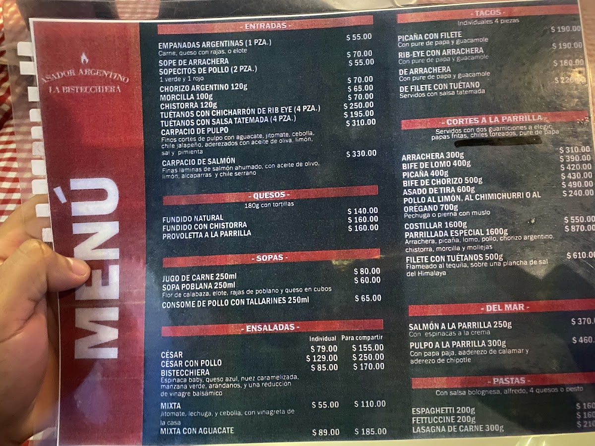A LA MEXICANA Menu - Image 6